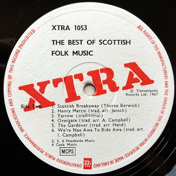 Various : The Best Of Scottish Folk Music (LP, Comp)
