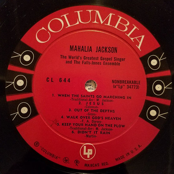 Mahalia Jackson : The World's Greatest Gospel Singer (LP, Album, Mono, RE)