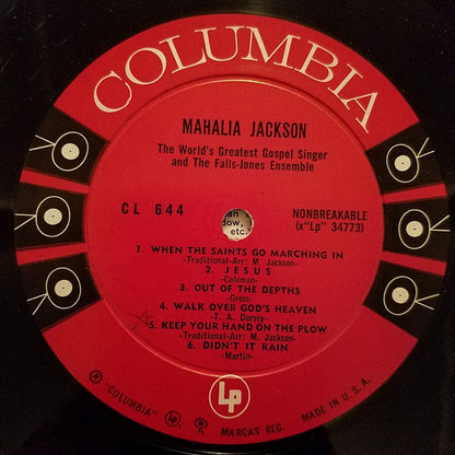 Mahalia Jackson : The World's Greatest Gospel Singer (LP, Album, Mono, RE)