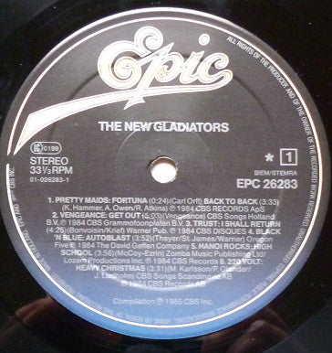 Various : The New Gladiators (LP, Comp)