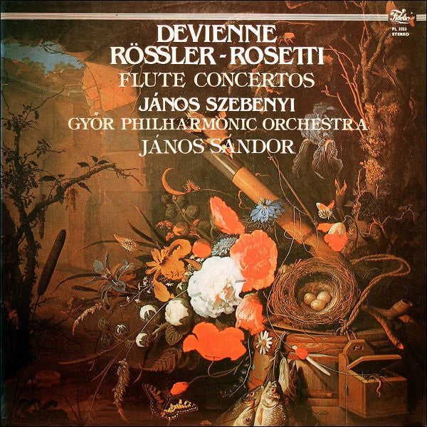 François Devienne / František Antonín Rössler - János Szebenyi, Győri Filharmonikus Zenekar, Janos Sandor : Flute Concertos (LP)