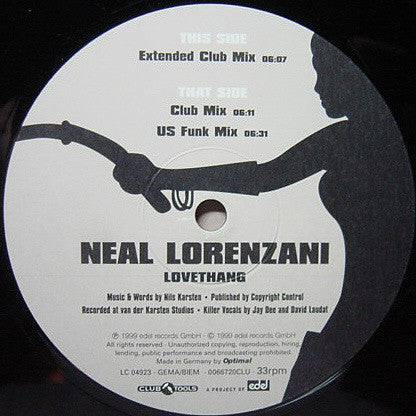 Neal Lorenzani : Lovethang (12")