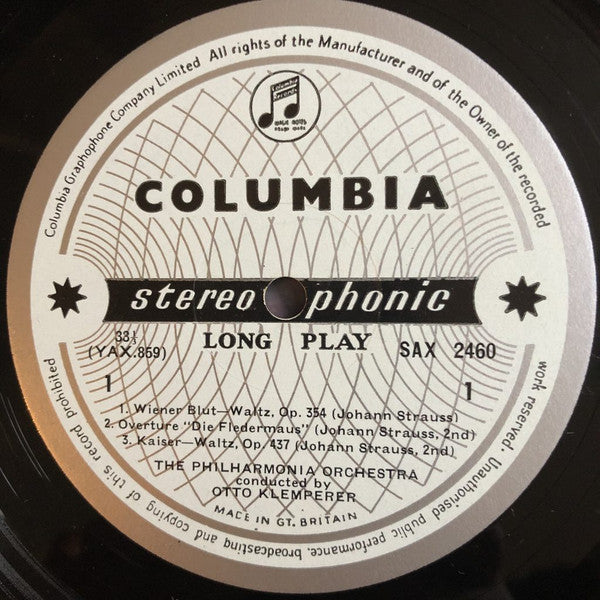 Johann Strauss Sr., Otto Klemperer, Kurt Weill : Suite From The Threepenny Opera  ("Dreigroschenmusik") (LP, Album)