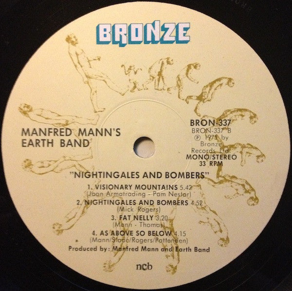 Manfred Mann's Earth Band : Nightingales & Bombers (LP, Album)