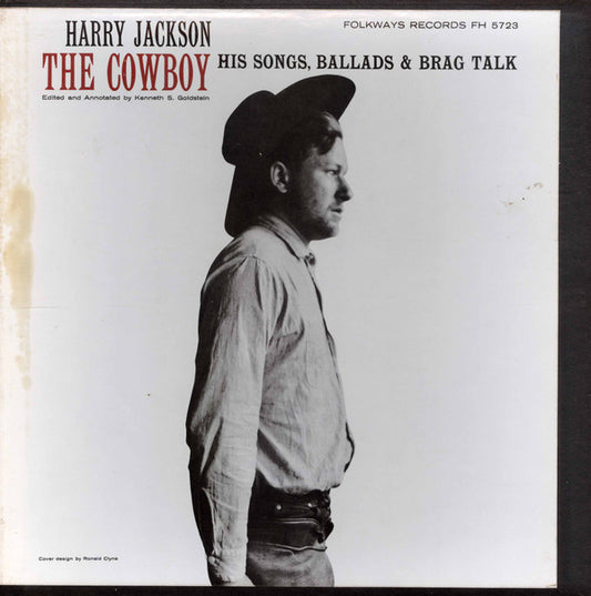 Harry Jackson (2) : The Cowboy:  His Songs, Ballads & Brag Talk (2xLP + Box)