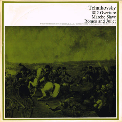 Pyotr Ilyich Tchaikovsky / London Philharmonic Orchestra Conducted By Sir Adrian Boult With Coldstream Guards : 1812 Overture / Marche Slave / Romeo And Juliet (LP, Album, Club)
