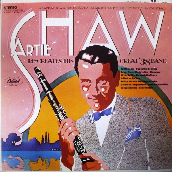 Artie Shaw : Re-creates His Great '38 Band (LP, Album)