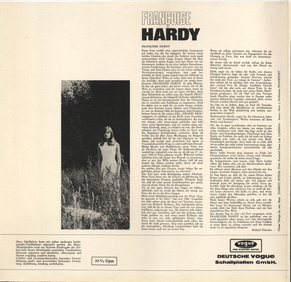 Françoise Hardy : A Touch Of Music - A Touch Of Françoise Hardy (2xLP, Comp)