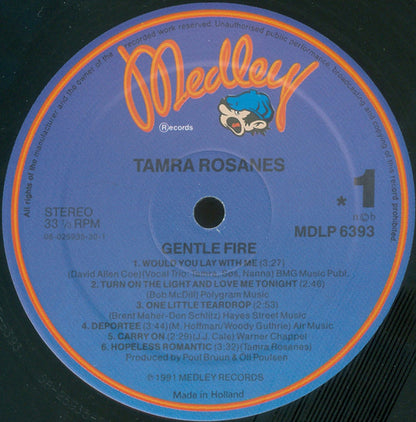 Tamra Rosanes : Gentle Fire (LP, Album)
