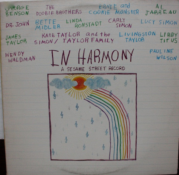 Various : In Harmony - A Sesame Street Record (LP, Comp, Jac)