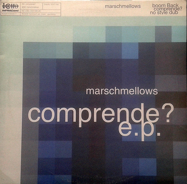 Marschmellows : Comprende? E.P. (12", EP)