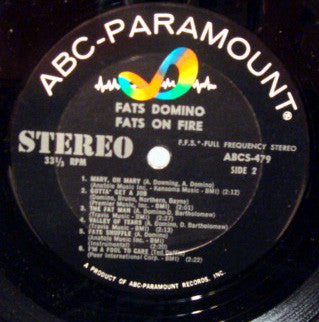 Fats Domino : Fats On Fire (LP, Album)