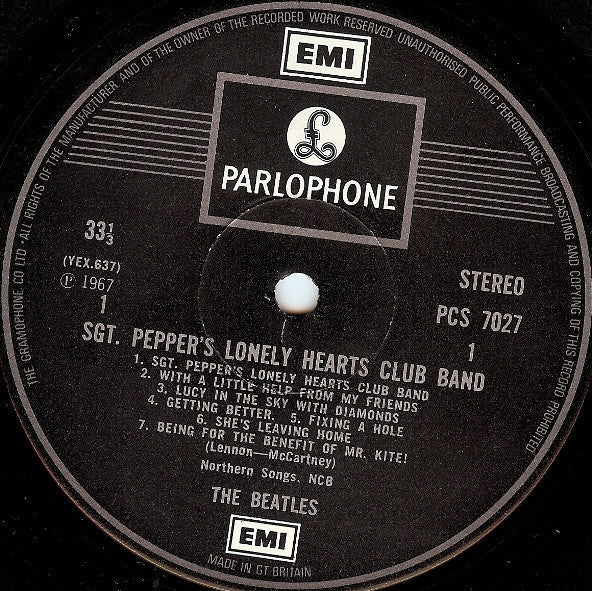 The Beatles : Sgt. Pepper's Lonely Hearts Club Band (LP, Album, RE, RP, Gra)
