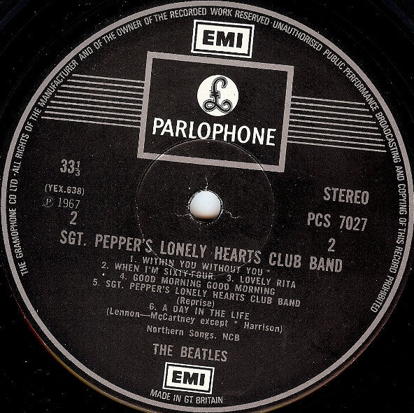 The Beatles : Sgt. Pepper's Lonely Hearts Club Band (LP, Album, RE, RP, Gra)