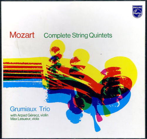 Wolfgang Amadeus Mozart, Grumiaux Trio With Arpad Gérecz, Max Lesueur : Complete String Quintets (3xLP + Box)