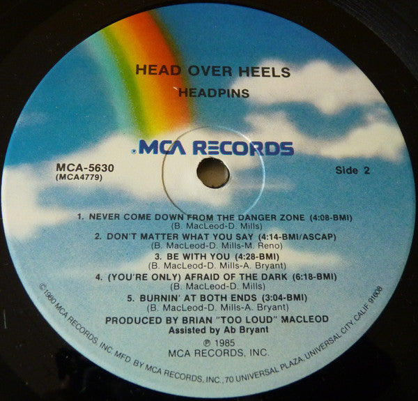 Headpins : Head Over Heels (LP, Album)