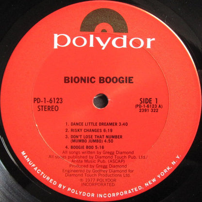 Bionic Boogie : Bionic Boogie (LP, Album)