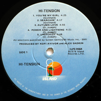 Hi-Tension : Hi-Tension (LP, Album, Win)