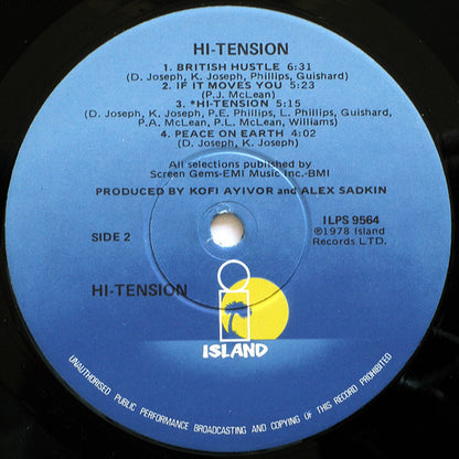 Hi-Tension : Hi-Tension (LP, Album, Win)