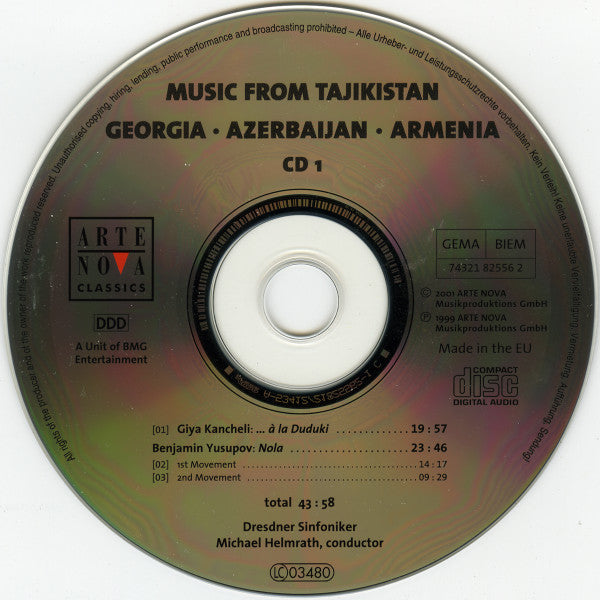 Dresdner Sinfoniker : Music From Tajikistan • Georgia • Azerbeijan • Armenia (2xCD)