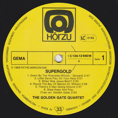 The Golden Gate Quartet : Super Gold (2xLP, Comp)