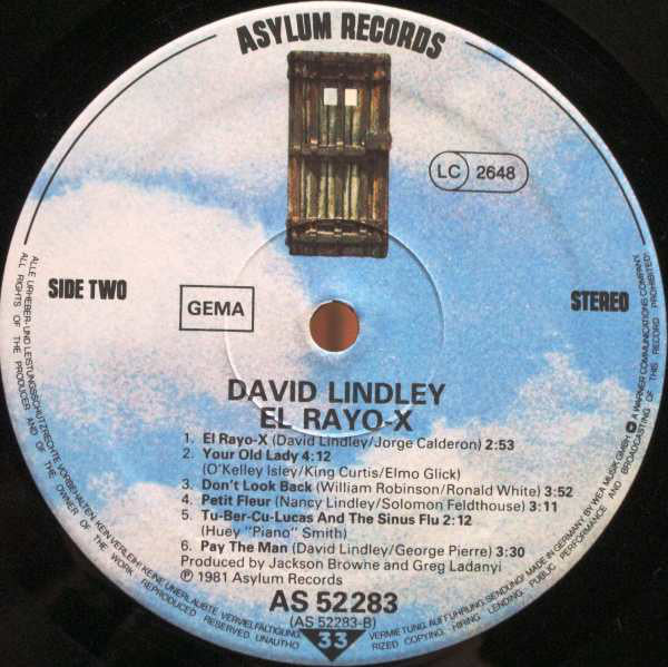 David Lindley : El Rayo-X (LP, Album)