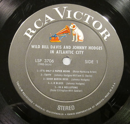 Wild Bill Davis & Johnny Hodges : In Atlantic City (LP, Album)