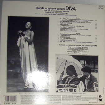 Vladimir Cosma : Diva (Bande Originale Du Film) (LP, Album, RE, RP, Bar)