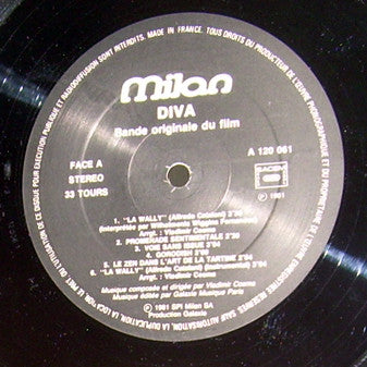 Vladimir Cosma : Diva (Bande Originale Du Film) (LP, Album, RE, RP, Bar)