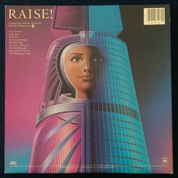 Earth, Wind & Fire : Raise! (LP, Album, San)