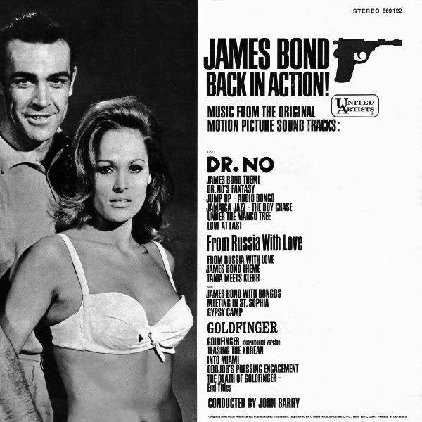 John Barry : James Bond Back In Action! (LP, Comp)