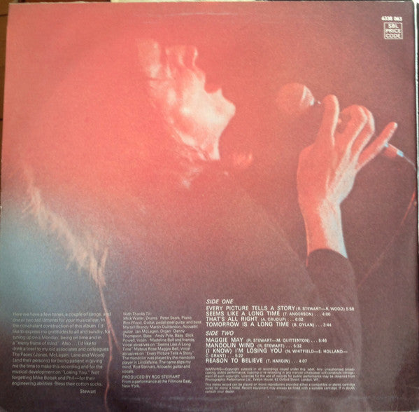 Rod Stewart : Every Picture Tells A Story (LP, Album, RP, Blu)