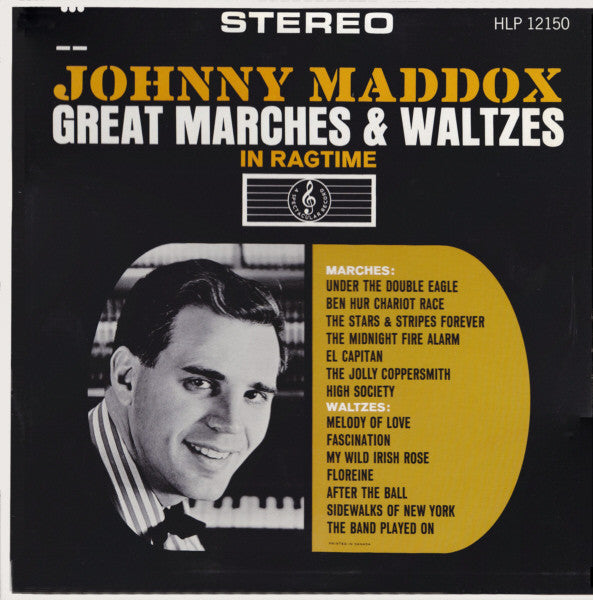 Johnny Maddox (2) : Great Marches & Waltzes In Ragtime (LP)