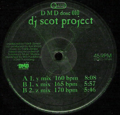 DJ Scot Project : X (12")