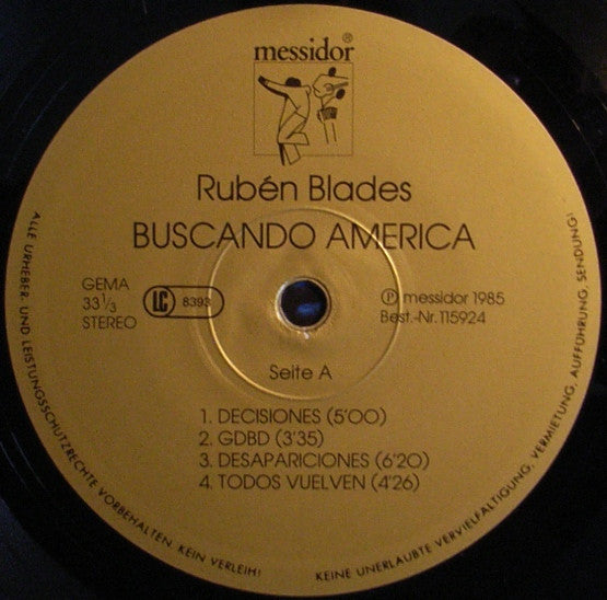 Ruben Blades Y Seis Del Solar : Buscando America (LP, Album, Gat)