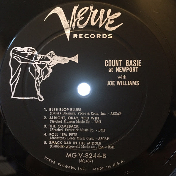 Count Basie & Joe Williams / Dizzy Gillespie & Mary Lou Williams : At Newport (LP, Album, Mono)