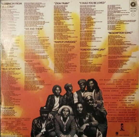 Bob Marley & The Wailers : Uprising (LP, Album, RE)