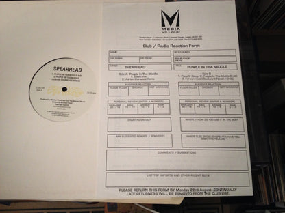 Spearhead : People In Tha Middle (12", Promo)