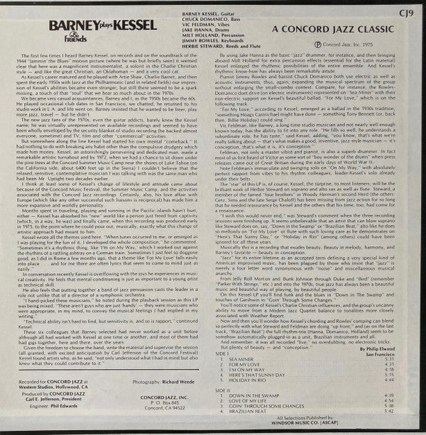 Barney Kessel : Barney Plays Kessel & Friends (LP, Album)