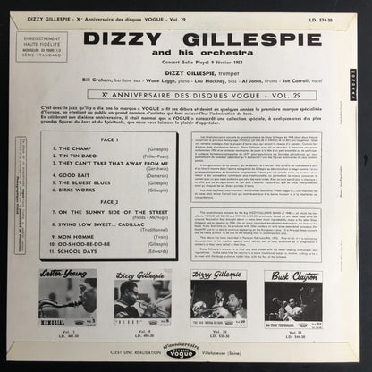 Dizzy Gillespie : Pleyel 53 (LP, Album, Mono)