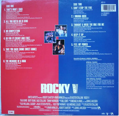 Various : Rocky V (Music From And Inspired By The Motion Picture) (LP, Comp)