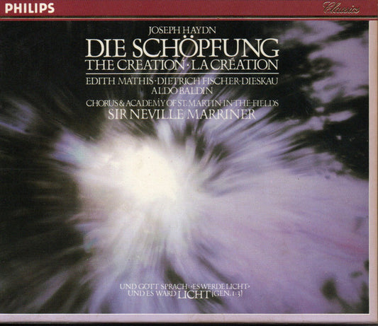Joseph Haydn, Edith Mathis, Dietrich Fischer-Dieskau, Aldo Baldin, Chorus Of St Martin In The Fields & The Academy Of St. Martin-in-the-Fields, Sir Neville Marriner : Die Schöpfung (2xCD)