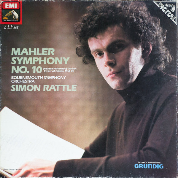 Gustav Mahler, Bournemouth Symphony Orchestra, Sir Simon Rattle : Symphony No. 10 (Revised Performing Version By Deryck Cooke, 1966-74) (2xLP, Album + Box)