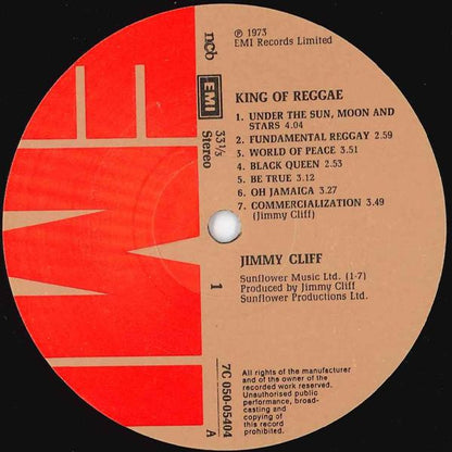 Jimmy Cliff : King Of Reggae (LP, Album)