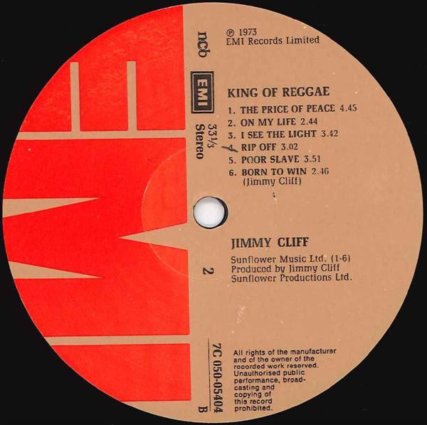 Jimmy Cliff : King Of Reggae (LP, Album)