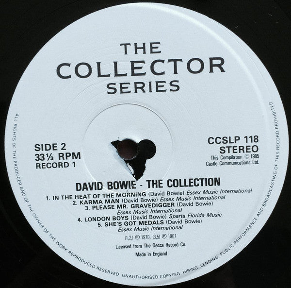 David Bowie : The Collection (2xLP, Comp)