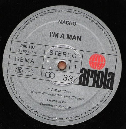 Macho : I'm A Man (LP, Album)