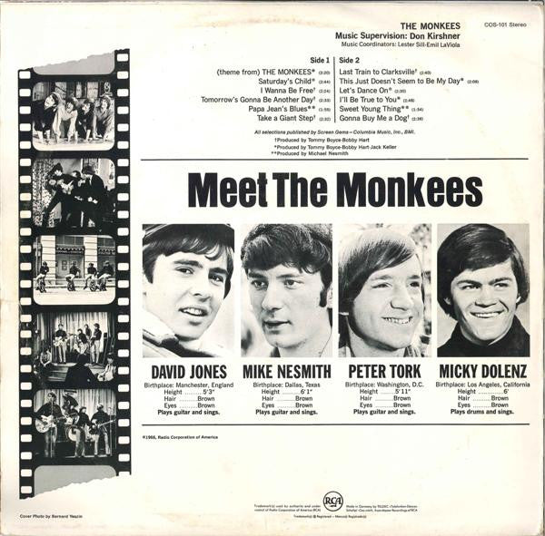 The Monkees : The Monkees (LP, Album)