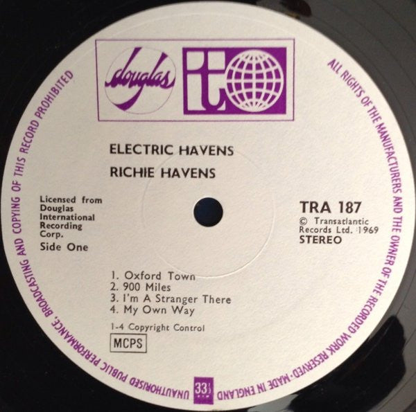 Richie Havens : Electric Havens (LP, Album)