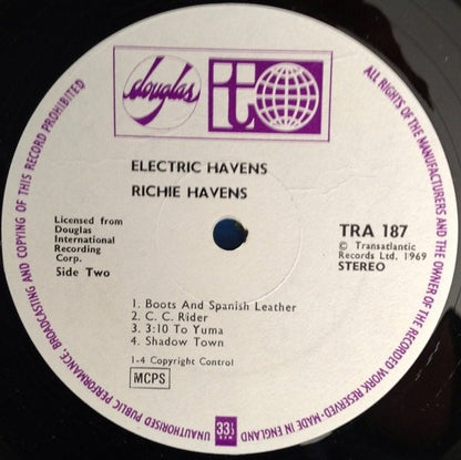 Richie Havens : Electric Havens (LP, Album)